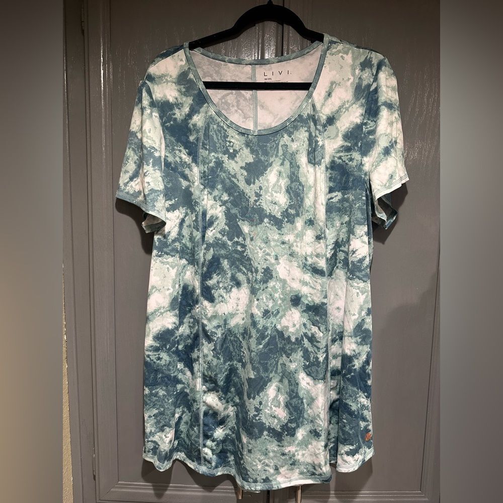 New Livi Active Lane Bryant Short Sleeve Top Soft 18/20